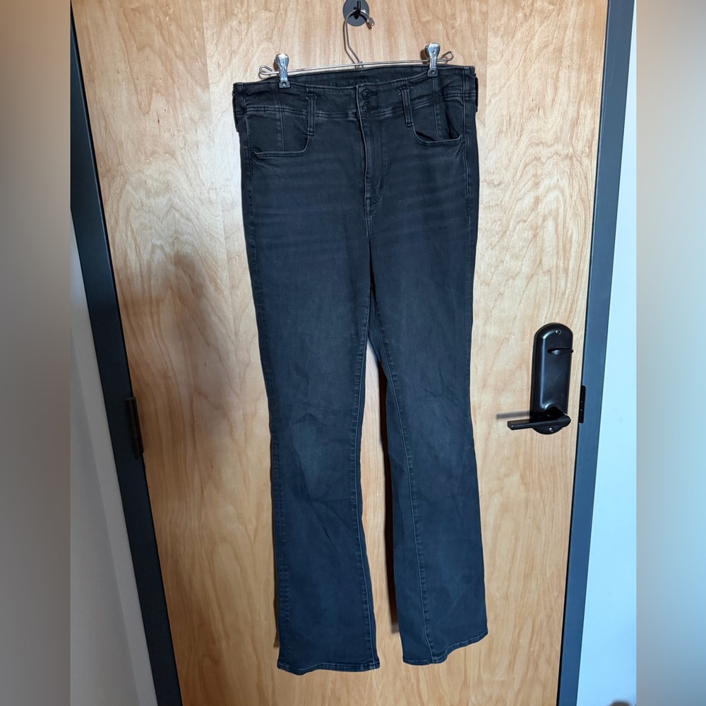 American Eagle High Rise Skinny Kick Jeans